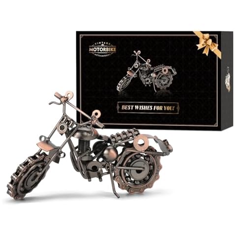 Signstek Vintage Handcrafted Iron Motorbike Model Cover