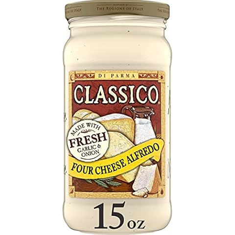 Classico Four Cheese Alfredo Pasta Sauce (15 oz Jar) Cover