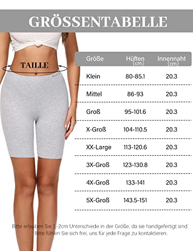 Molasus Womens Boxer Briefs Cotton Boy Shorts Underwear Anti Chafing Bike Short Long Leg Under Shorts Multicolor 4 Pack Size 7 #TOP5