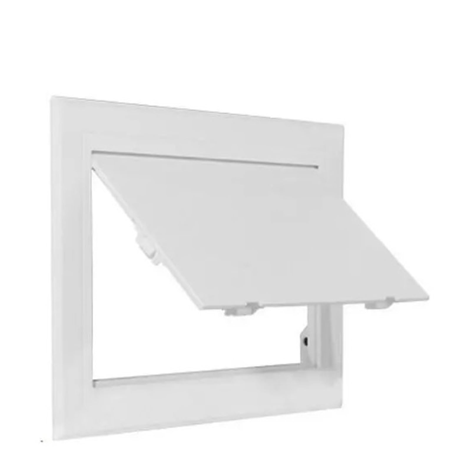 Dunsby One Color Access Panel Access Panel For Drywall Latch Plastic Removable Inspection Hole Hinged Hatch Doors Wall Ceiling(100X100mm)
