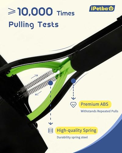 Image of Large Dog Pooper Scooper for Yard, 32 inch Long Handle, No Bending | Save Back, Heavy Duty, Powerful Jaw Grip, One-Hand Operation, Mess-Free Pickup for Grass Gravel Concrete, Easy to Rinse