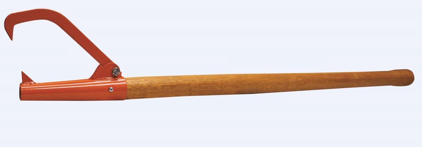 Laser Cant Hook 48" with Wooden Handle Logging Log Rolling Tool 12" Opening