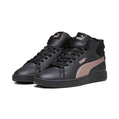 PUMA Unisex Smash 3.0 Mid Wtr Turnschuhe, Black Rose Gold Metallic, 45 EU – Ansicht 4