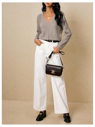 Image of MakeMeChic Women's Fall Lightweight Cardigan Long Sleeve Dressy Knit Tops