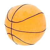 Hemobllo Cojín de Peluche Balón de Baloncesto Suave y Mullido Decoración Deportiva para Hogar y Descanso Fans