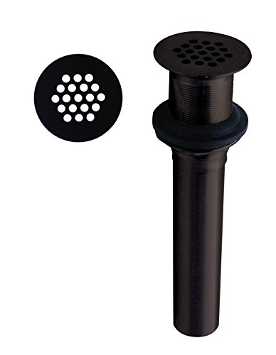 Westbrass D411-12-12 Grid Strainer Lavatory Drain w/o Overflow Holes - Exposed, Oil Rubbed Bronze Westbrass D411-12-12 Grid Strainer Lavatory Drain w/o Overflow Holes - Exposed, Oil Rubbed Bronze