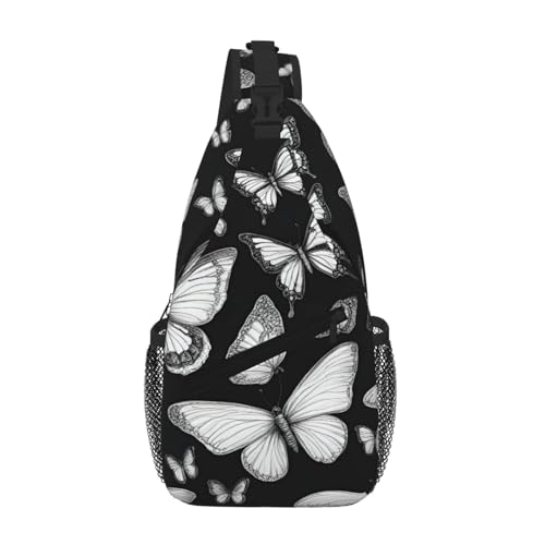 Mochila de pecho mariposa bolsa antirrobo contra el dolor de espalda de viaje