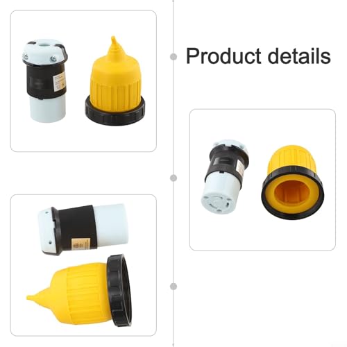 Enchufe hembra de 30 amperios 125 V impermeable con conector de bloqueo 8