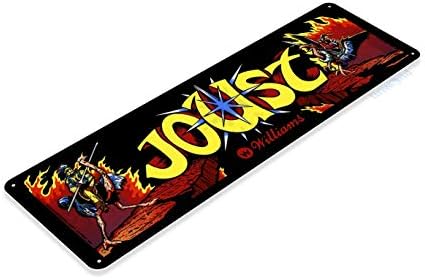 Tinworld Tin Sign: Joust Arcade Game Room Marquee Metal Decor Retro Arcade Console A457 image 5