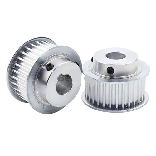Polea dentada 2GT de 76 dientes contra deslices, eje de 12.7mm con chavetero para correa 6mm