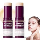 Dandin 2 Stück Calcium Volume Multi Balm, Anti-Aging & Firming Skincare Stick,Straffere Haut, für Frauen aller Hauttypen, Geeignet für Augen, Hals, Gesicht