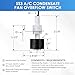 Gulfmew 1 Pack SS3 Pan Float Switch with Condensate Overflow Detection, SS3 Condensate Overflow Switch, Water Leak Detector for HVAC System Drain Pans, Install on Primary and Auxiliary Drain Pans