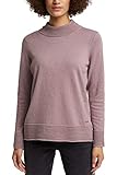 Eleganter Strickpullover mit erhöhtem Kragen und Strickmuster