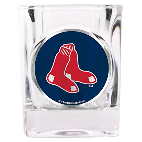 Boston Red Sox 2 Oz Square Shot Glass #TOP15