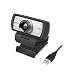 Produktbild LogiLink UA0377 - Konferenz HD-USB-Webcam, 120° Ultraweitwinkelobjektiv, Dual-Mikrofon mit Rauschunterdrückung, manueller Fokus, für Videokonferenzen & Live-Streaming, Schwarz