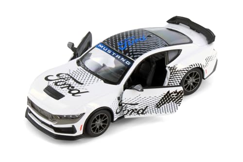 Modelo a Escala 1:38 Mustang Dark Horse Blanco miniatura 2