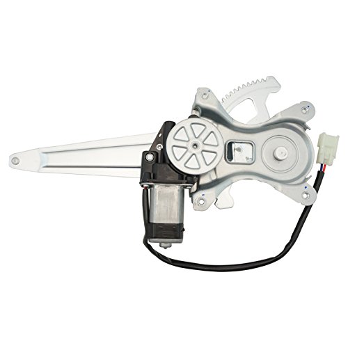 Image of TRQ Rear Passenger Side Power Window Motor and Regulator Assembly Power Compatible with 2001-2005 Toyota RAV4