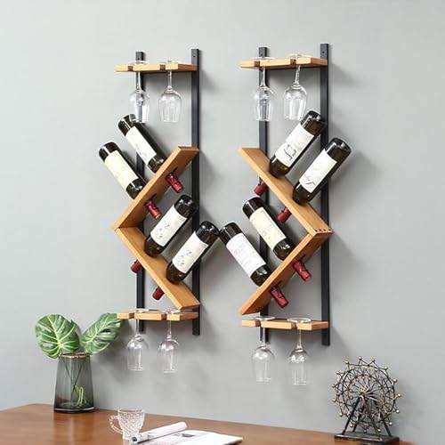 Casier à vin mural gain de place pour optimiser les petits bars