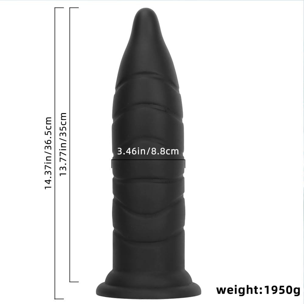 Dildo anale in silicone da 35 cm, dildo anale gigante, plug anale gigante, grandi perle anali con ventosa, giocattoli sessuali for donne