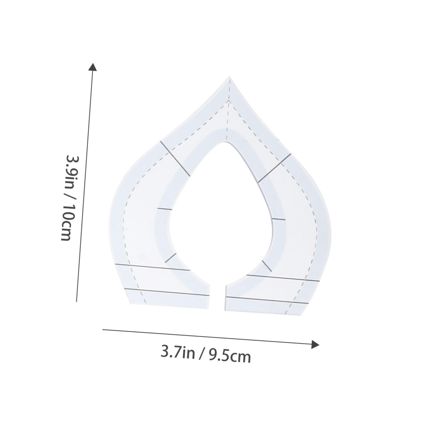 TEHAUX 9 Reglas De Patchwork Plantillas De Costura Herramienta De Acolchado Regla Para Coser Práctico y