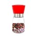 Honbay 1PCS Premium Red Home High Grips Manual Salt or Pepper Grinder Mill Shakers Grinder Jar for Kitchen