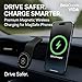 BelaGoods VIDA Magnetic Wireless Car Charger Mount (Black) – 15W Fast MagSafe Dashboard Holder, 360° Adjustable Aluminum Arm, for iPhone 12 to 17 Pro Max | iPhone air