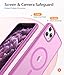 FNTCASE for iPhone 11 Pro Case: Magnetic Translucent Matte Military Grade Drop Protection Phone Cover | Slim Anti-Slip Durable Shockproof for iPhone 11Pro 2019 Cases (5.8 inch Pink)