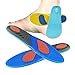 Semelles de sport en gel pour les pieds, semelles de soutien des pieds, semelles de massage, semelles intérieures de chaussures de soutien de la voûte plantaire ou pieds plats