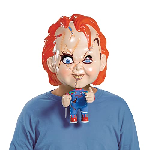 Masque Chucky respirant enfant pour éviter la buée avec pièces mobiles