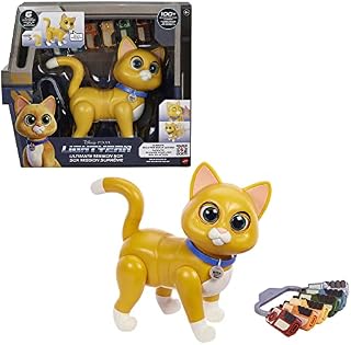 Disney and Pixar Lightyear Sox Interactive Talking Sound & Motion Cat, Movie Accurate Robot Companion Character Youth Electronics Toy, 4 Years & Up