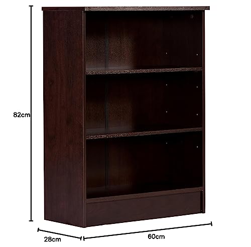 Image of DeckUp Dusun Engineered Wood Book Shelf and Display Unit( Set of 1 ,Dark Wenge, Matte Finish)