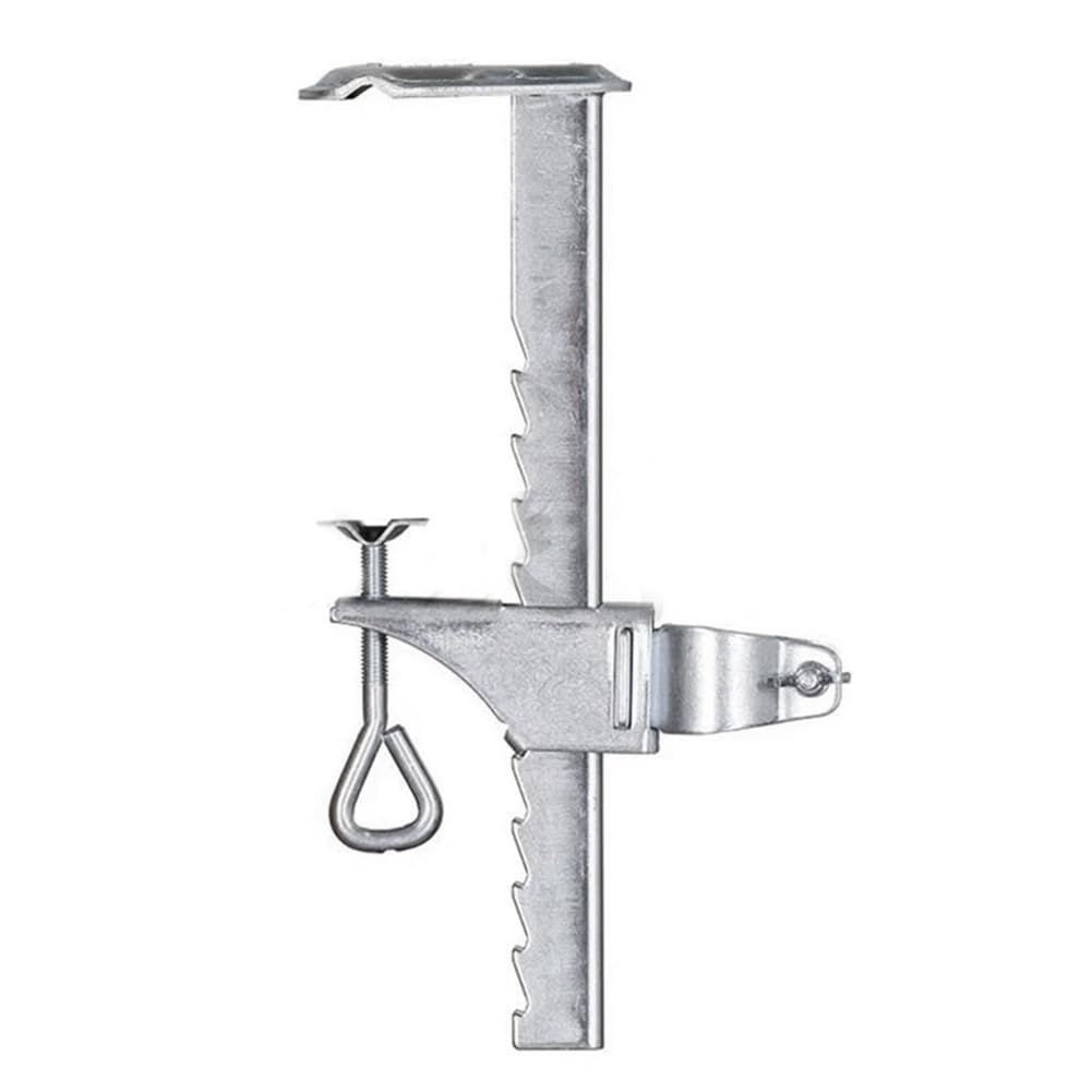 Aundhegrtt As Shown Rust- Metal Beach Umbrella Clamp 1Pc Quick Mount Parasol Holder For Patio