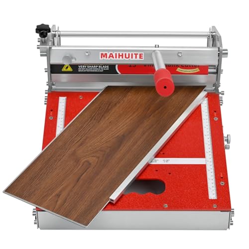 Image of 10 mm All-in-One Upgraded Vinly Cutter, Professional Floor-Cutting Tool | 13-Inch Vinyl Plank Cutter - Straight, Angle, L & U Cuts - for SPC /LVP /LVT /WPC /RVP /VCT /PVC