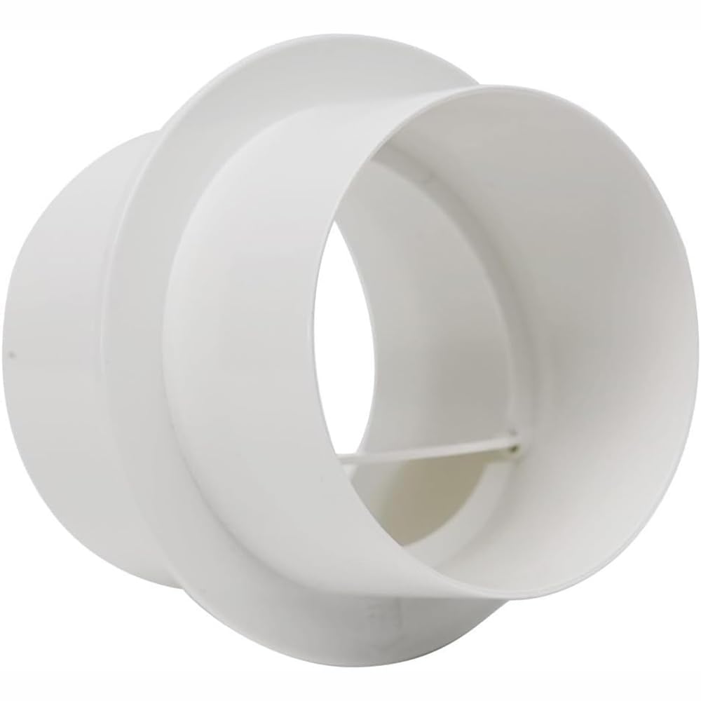 Válvula de retención de ventilador de PVC, válvula antirretorno de 110 mm, conector de tubo rígido redondo que evita el riego inverso para cocinas, baños y baños