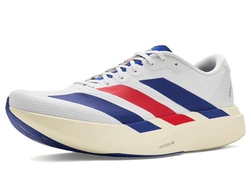 Image of adidas Men's Adizero EVO SL Woven M FTWR whiteMystery Ink /Pure Ruby 15 US Multi