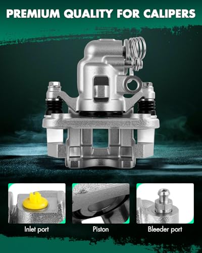 Image of SCITOO Rear Right Brake Caliper With Bracket 18B4536 Compatible For Ford For Taurus 1993-1999,For Lincoln For Continental 1993-2000,For Mercury For Sable 1993-1999