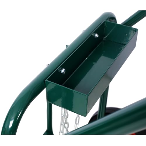 Carro para cilindros de soldadura con ruedas de goma 10 pulgadas miniatura 3