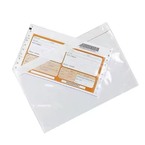 Image of 1000 X DL Plain Document Enclosed Wallet (225 x 115 mm) | Peel & Seal Clear Plastic Envelopes/Sleeves/Pockets/Wallets | Attach Invoices, Packing Lists & Delivery Notes to Parcels