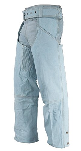 Amazon | ように見えるレザーチャップスブルーデニム SM-Thigh-20.5