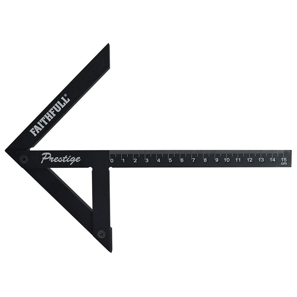 Faithfull Black Faicsq15cnc Prestige Centre Finder Gauge Aluminium 150Mm