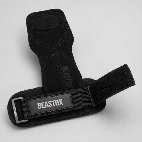 Image of Performance Lifting Straps, Premium Suede, Deadlifts, Rows, Pull-Ups, Weightlifting (Black)