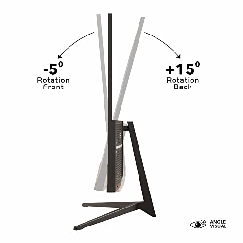 Spekz 24 Inch Computer Monitor, Fhd Pc Monitors 1920 X 1080P Ips Display 75Hz, Hdmi, Vga, 5Ms Response Time, 75 X 75 Mm Mountable, Frameless (Em-024) #TOP5