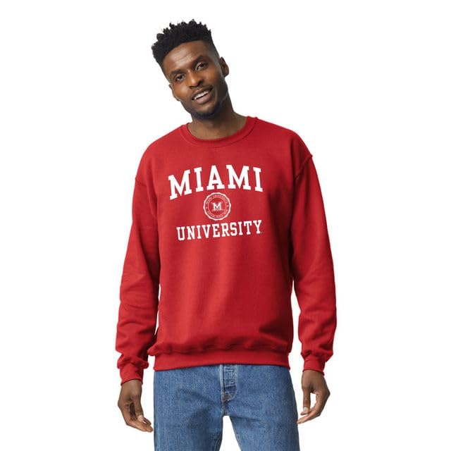 Image of Ivysport Crewneck Sweatshirt for College, Heritage Logo, Color, Adult Unisex
