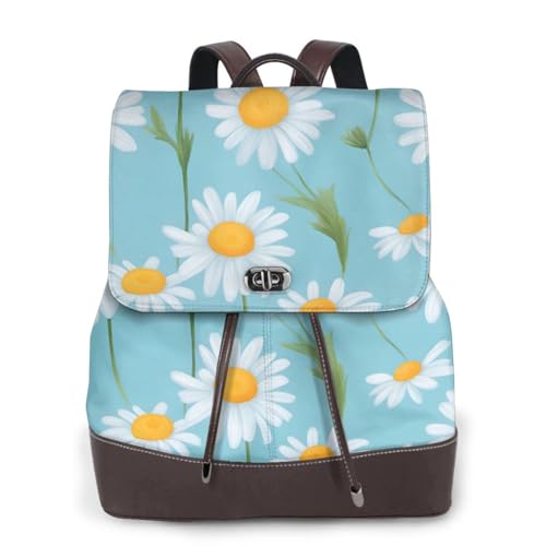 Sac à dos voyage marguerite bleu clair pour les loisirs