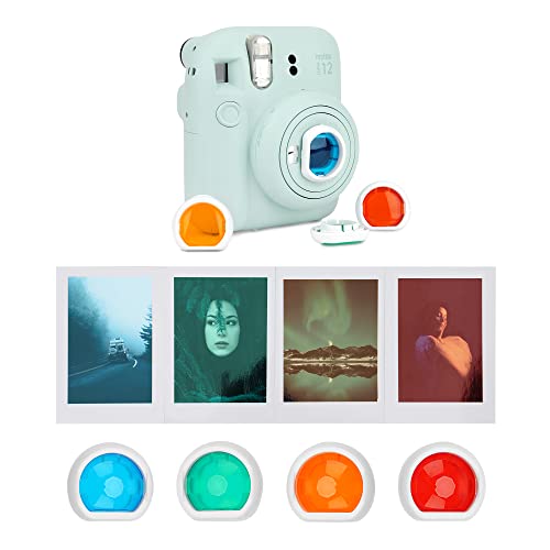 ZUIKAKU15 in 1 Mini 12 Accessories Compatible with Fujifilm Instax Mini 12 Instant Film Camera (Mint Green) - Image 3