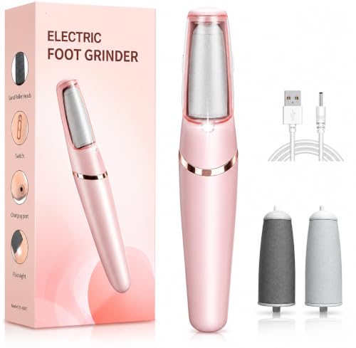 Image of DARKIS Callus remover for feet, dead skin remover electronic pedicure tools | Perfect foot scrubber and cleaner machine (Pink)