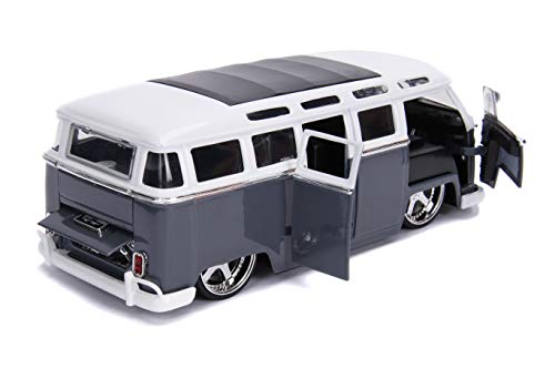 MINIATURA 1/24 1962 VW KOMBI CINZA BIG TIME