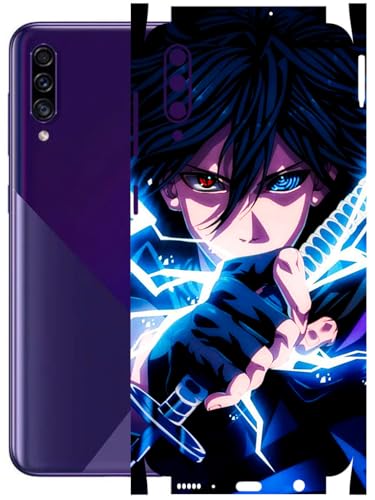 Image of AtOdds - Full Body Back Screen Guard Protector Film - Lamination Wrap Skin Sticker Compatible with Samsung Galaxy A30s | Scratchproof Matte Finish (Anime 42)