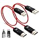 HDMI Wireless, Anytrox Wireless HDMI Transmitter and Receiver, 165FT/50M Funkübertragung für Streaming Video/Audio übertragung, Drahtlos Extender für Laptop/PC/Kamera zu TV/Monitor (Rot