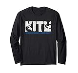 KITE Kiten Kiteboarding Kitesurfen Surf Vintage Retro Langarmshirt